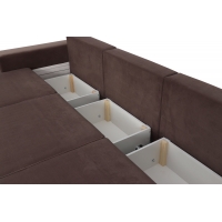 Диван-кровать Бостон 2400 Стандарт коричневый/светло-коричневый - Изображение 5